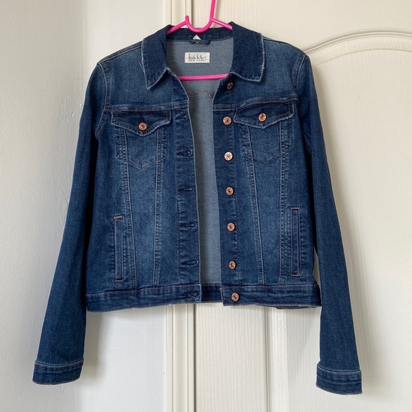 Nicole by Nicole Miller Jackets & Blazers - Nicole Miller New York Dark Wash Jean Jacket